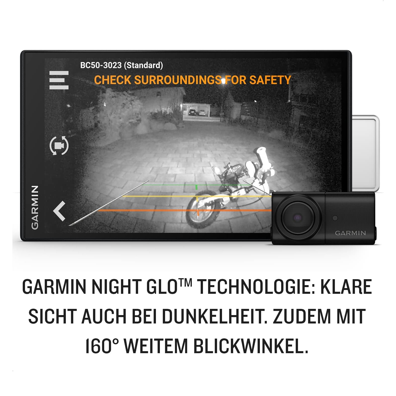 Garmin Drahtlose Rückfahrkamera BC 50 mit Nummernschildhalterung