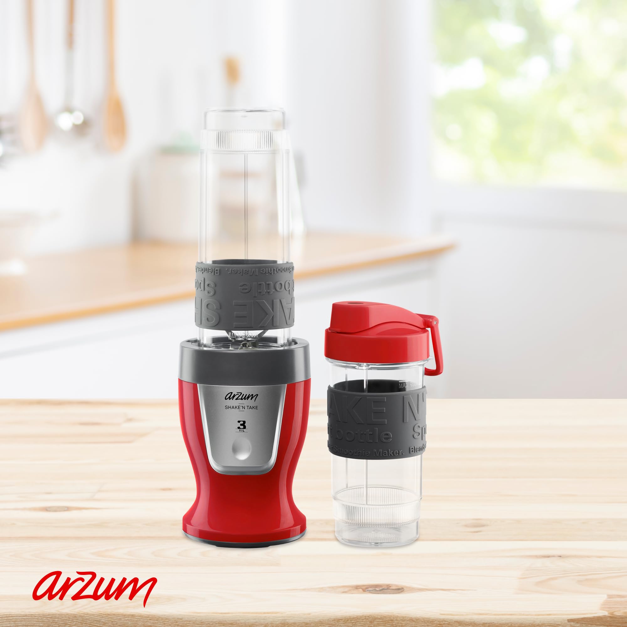 Arzum AR-1032-R Shake n' Take