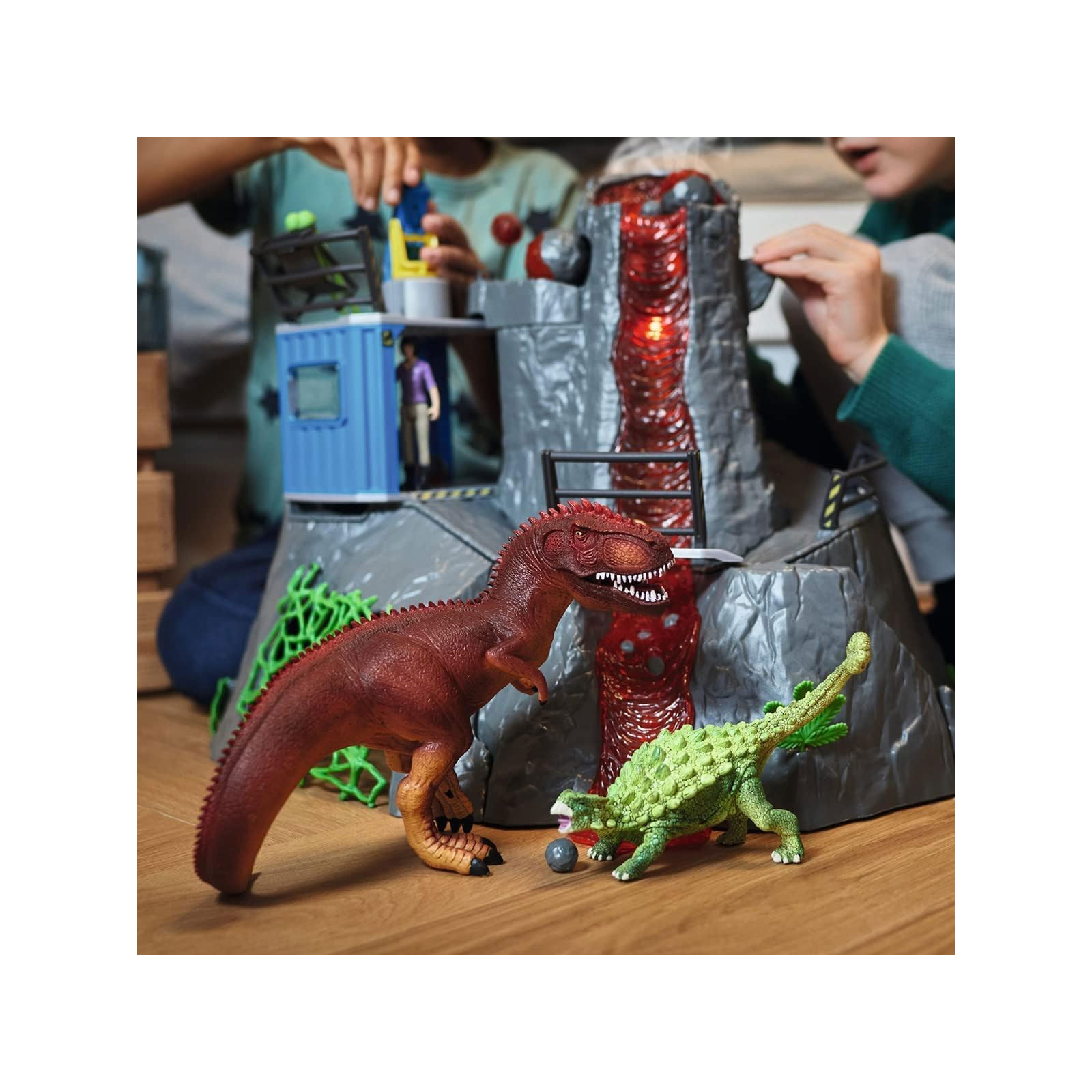 Schleich Große Vulkan-Expedition Spielfiguren-Set (42564)