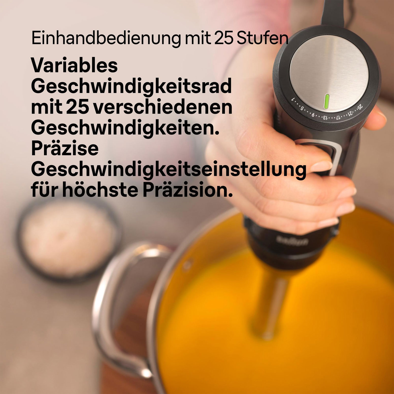 BRAUN Stabmixer MultiQuick 5 Pro MQ 55001 M