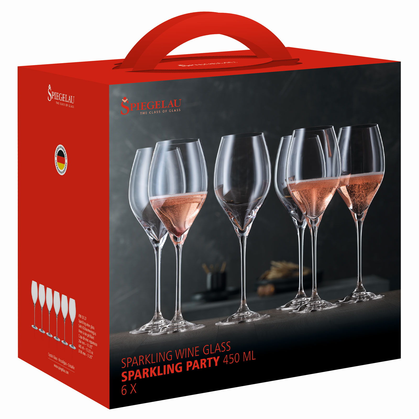 Spiegelau Sparkling Party 490/01 4900327 Special Glasses 3er Set