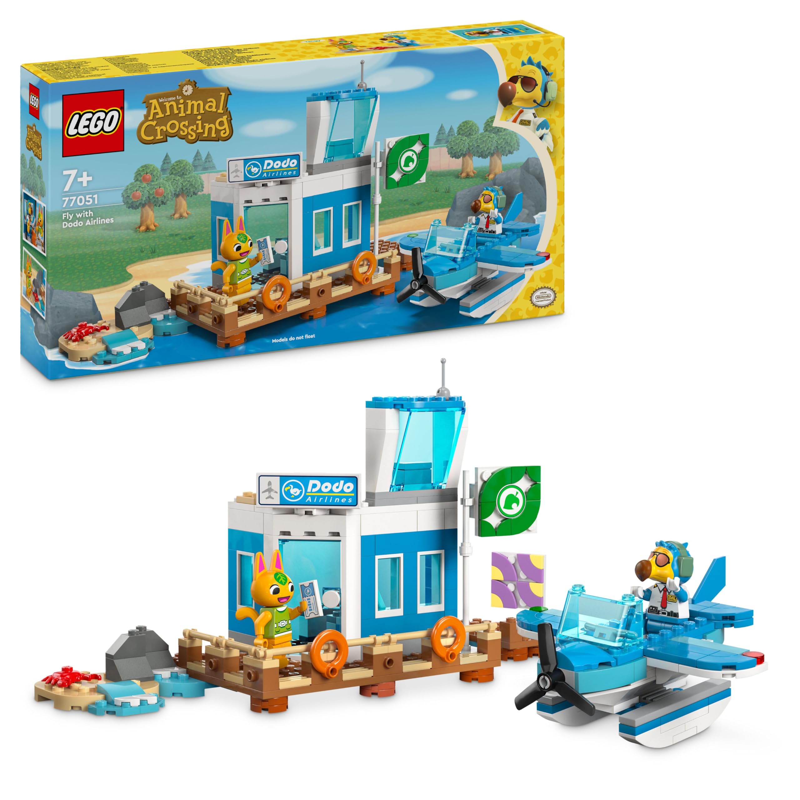 LEGO Animal Crossing Flieg mit Dodo Airlines 77051