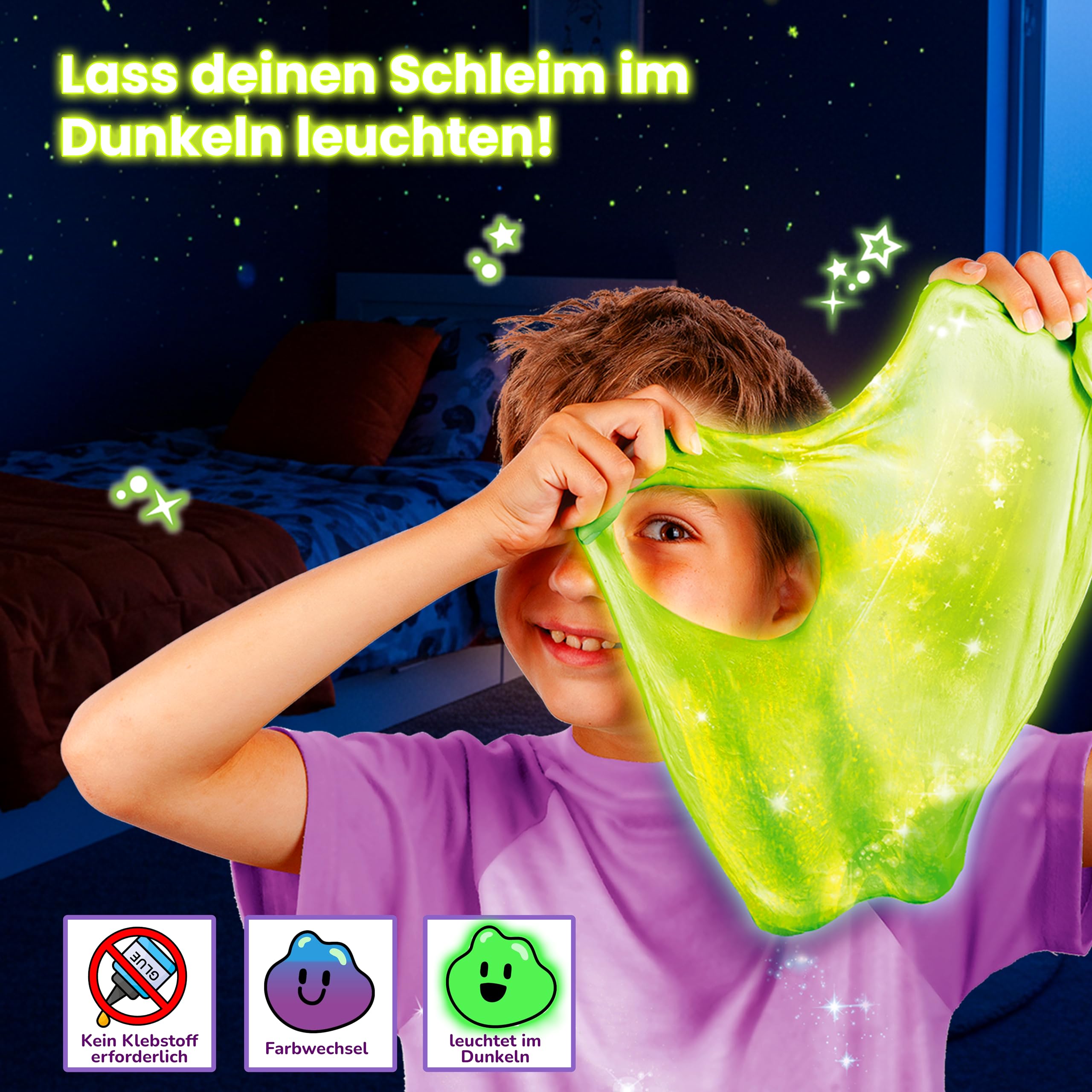 Canal Toys So Slime Mini Aktentasche – Leuchtender & Farbwechsel Schleim