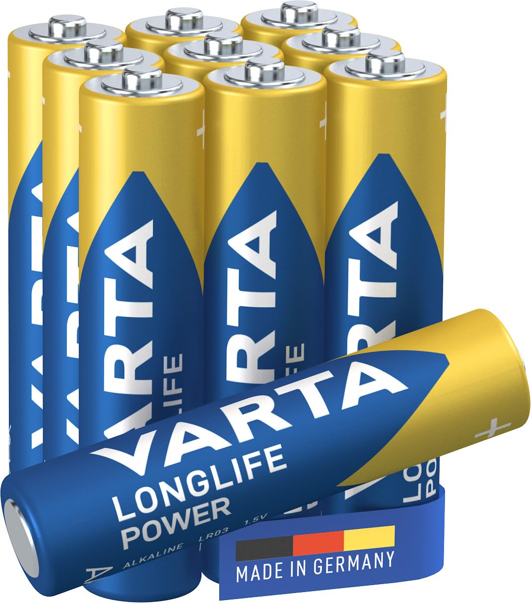 VARTA LONGLIFE Power AAA, 10er Blister Batterie