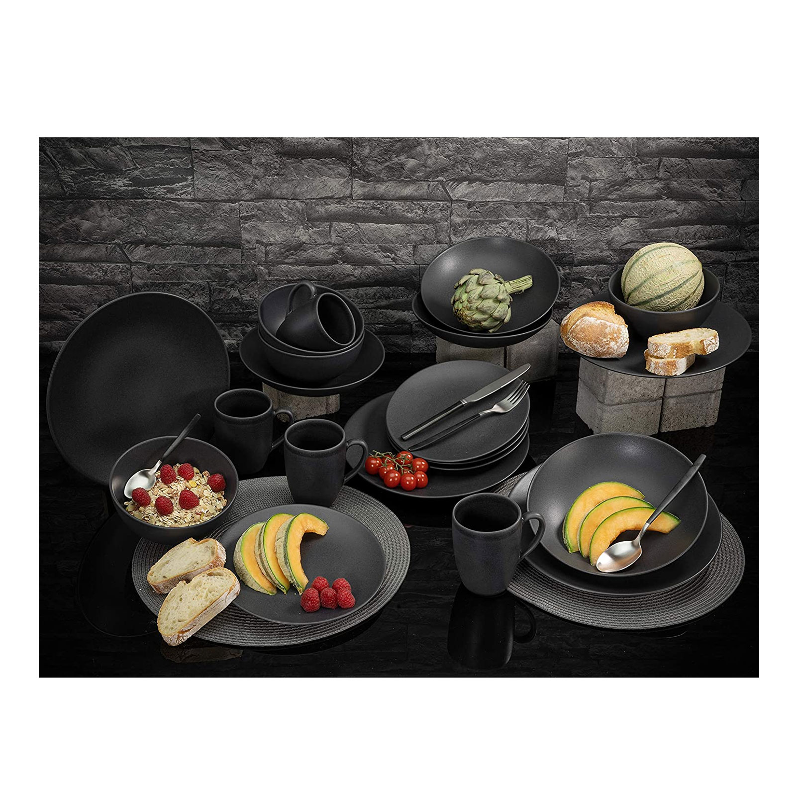 Creatable 20-tlg Soft Touch Black Kombi 23146 Schwarz