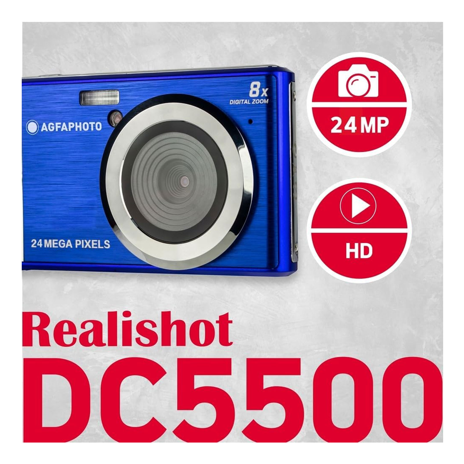 AGFAPHOTO Kompaktkamera DC5500 blau