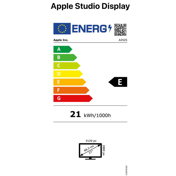 Apple Studio Display 27 Zoll silber