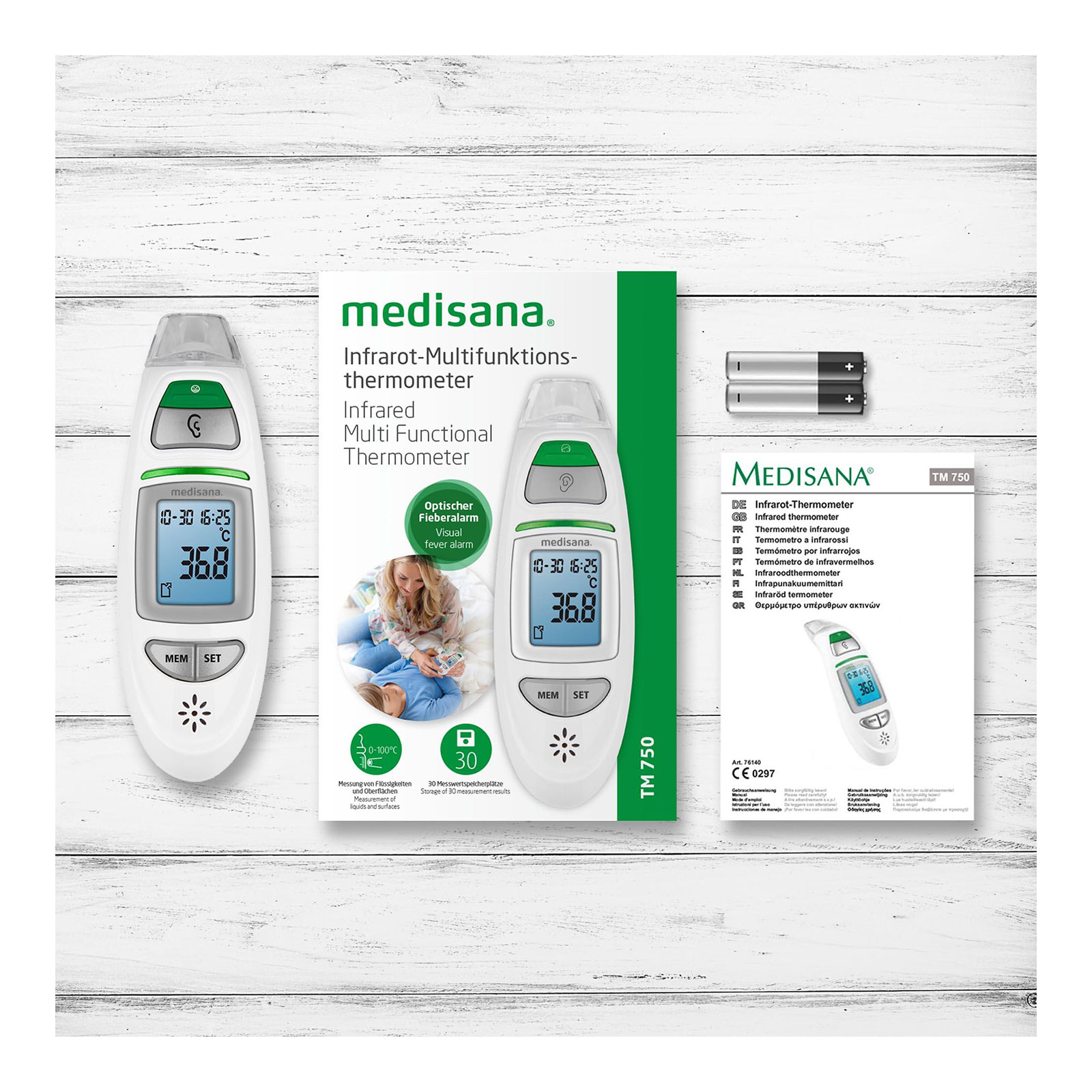 MEDISANA TM 750 Infrarot-Multifunktions-Thermometer