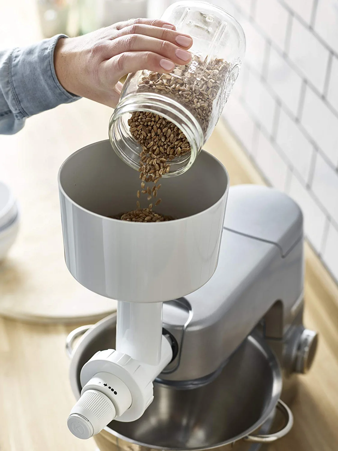 Kenwood KAX 941 PL Getreidemühle Stahlmahlwerk