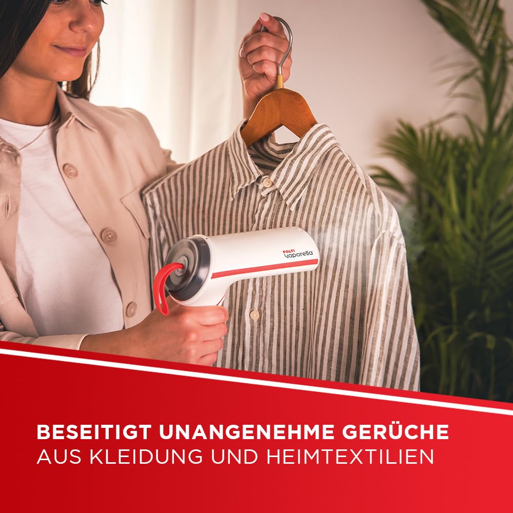 Polti Vaporella Vertical Styler GSM50R, tragbares vertikales Dampfbügeleisen