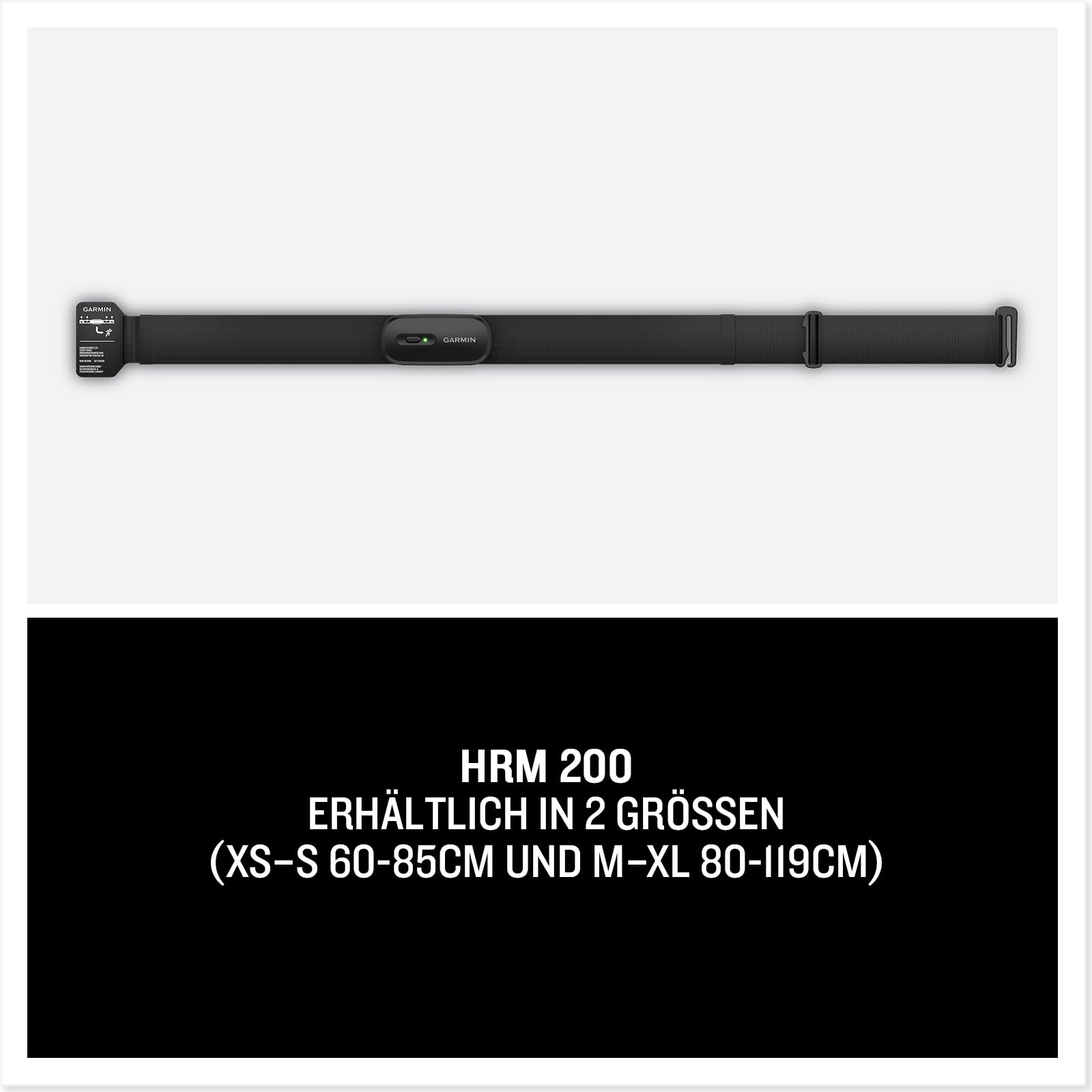 Garmin HRM 200 - Herzfrequenz-Brustgurt