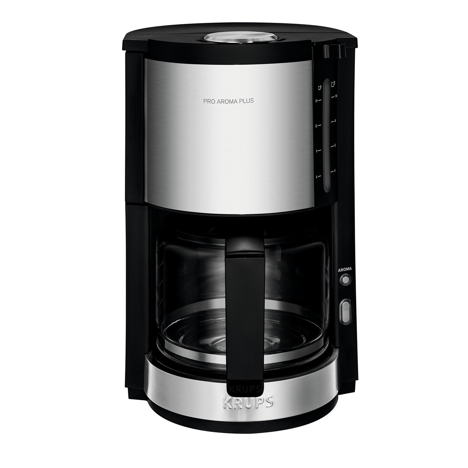 Krups KM 3210.SA ProAroma Plus Glas-Kaffeemaschine + Isolierkanne Samba von Emsa Krups KM 3210.SA ProAroma Plus Glas-Kaffeemaschine + Isolierkanne Samba von Emsa