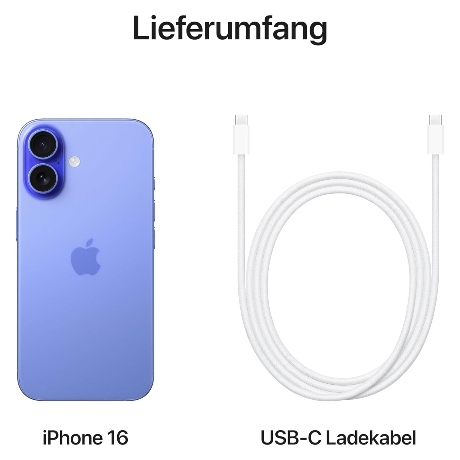 Apple iPhone 16 Plus 128GB Schwarz