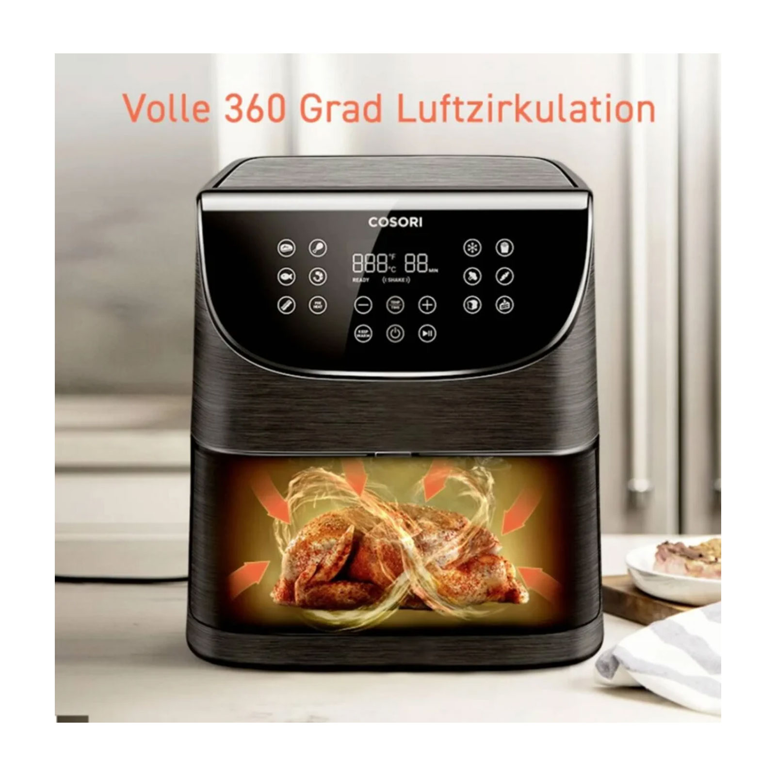 Cosori CP158-AF-RXB Schwarz Heißluftfritteuse