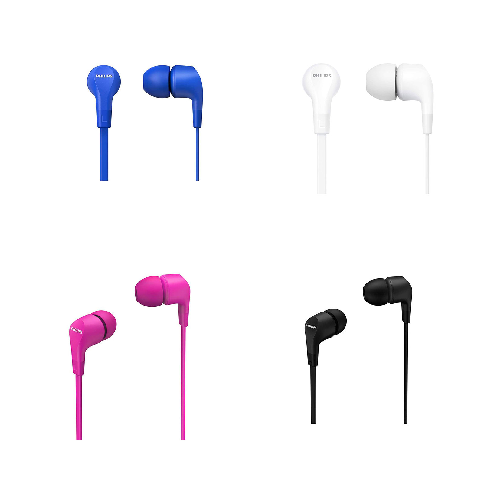 Philips In-Ear Kopfhörer TAE1105WT  weiß