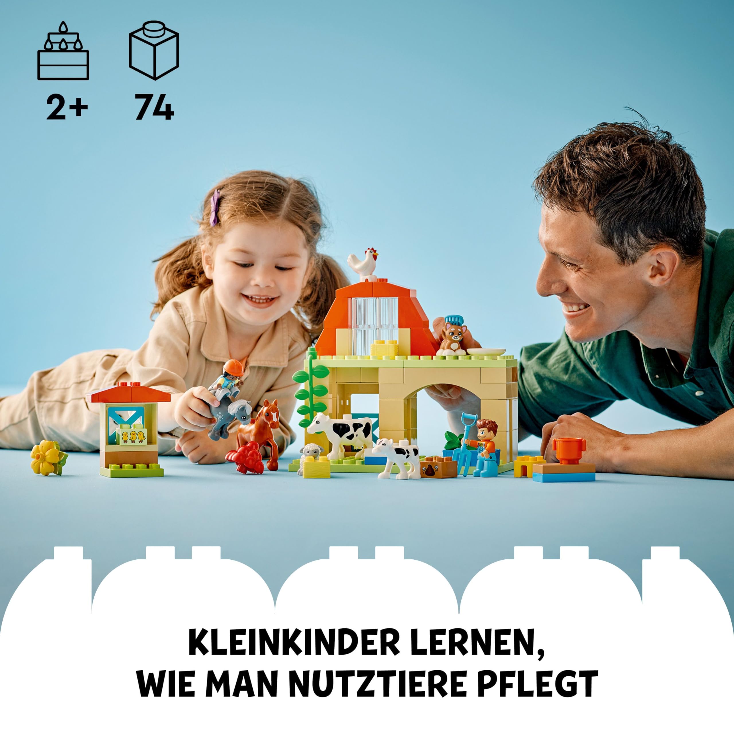 LEGO DUPLO Town Tierpflege auf dem Bauernhof