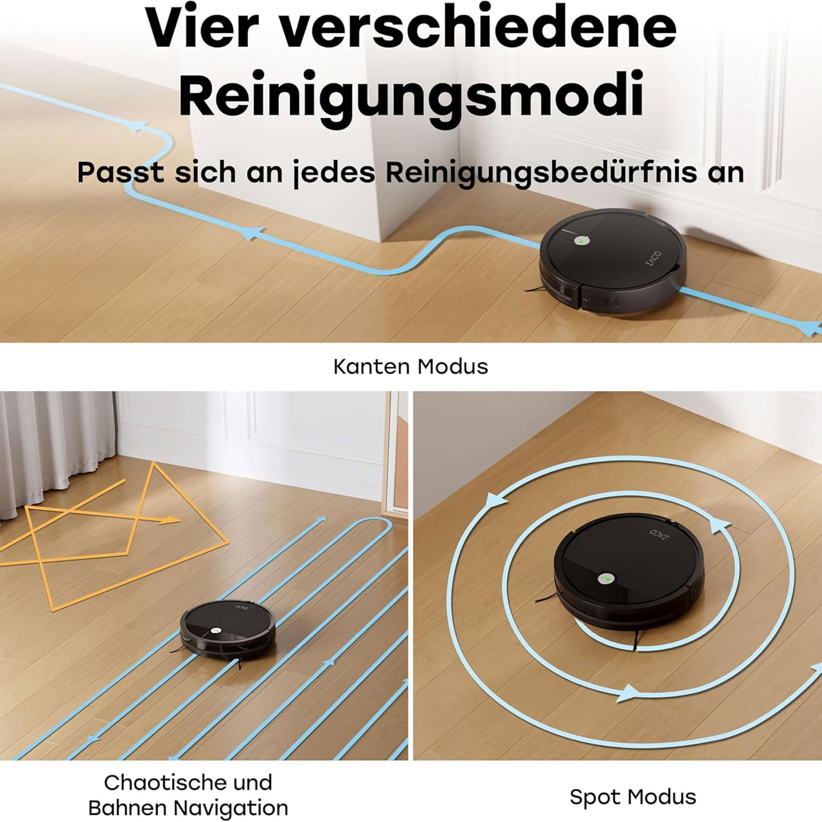 ZACO V4 Max Saugroboter mit Wischfunktion ZACO V4 Max Saugroboter mit Wischfunktion