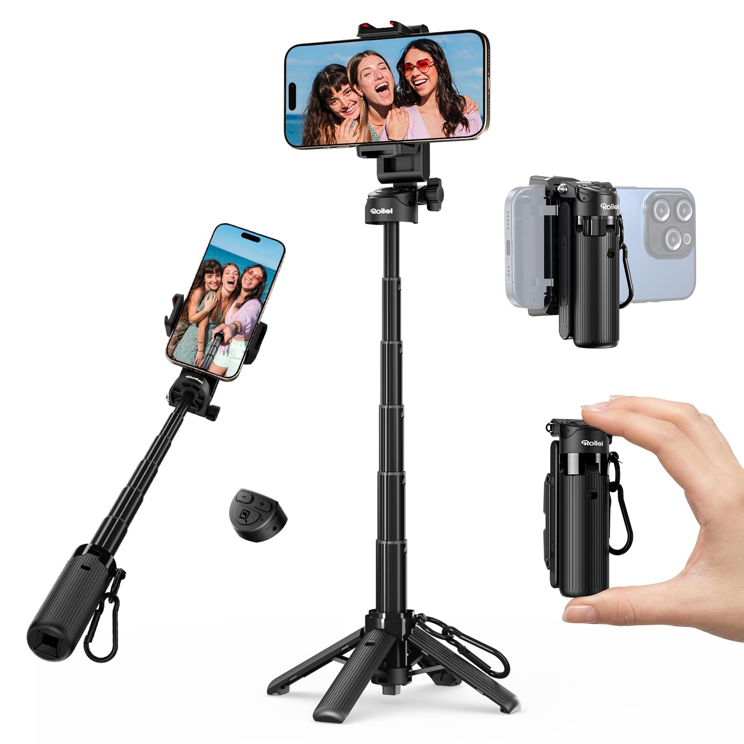 Rollei Easy Creator SmartGrip Handy Stativ 3-in-1