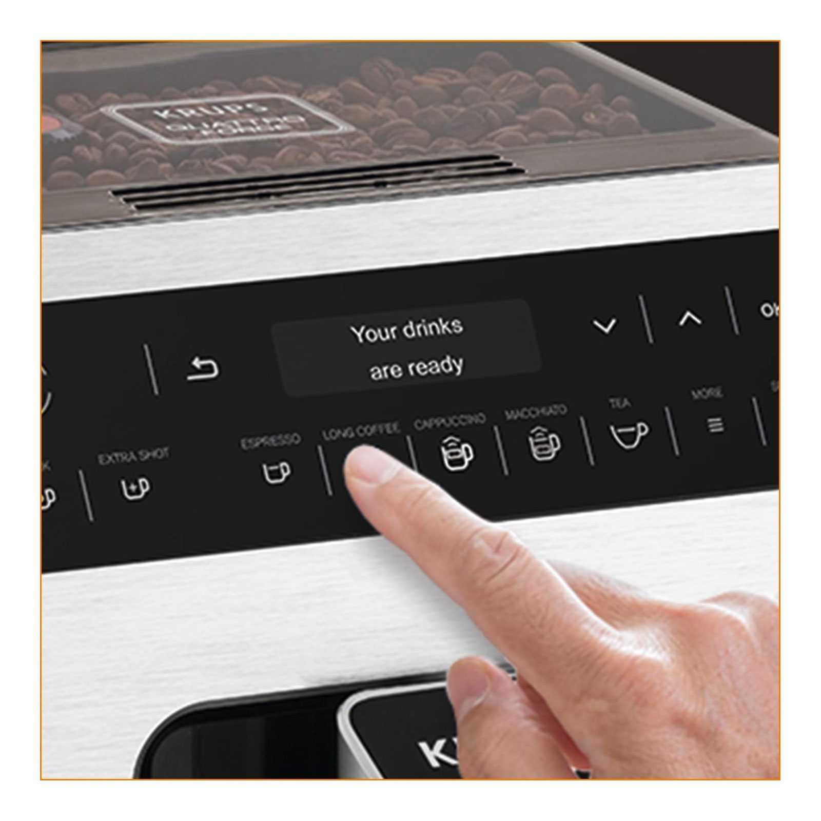 Krups EA 8918 Evidence Kaffeevollautomat Piano-Black