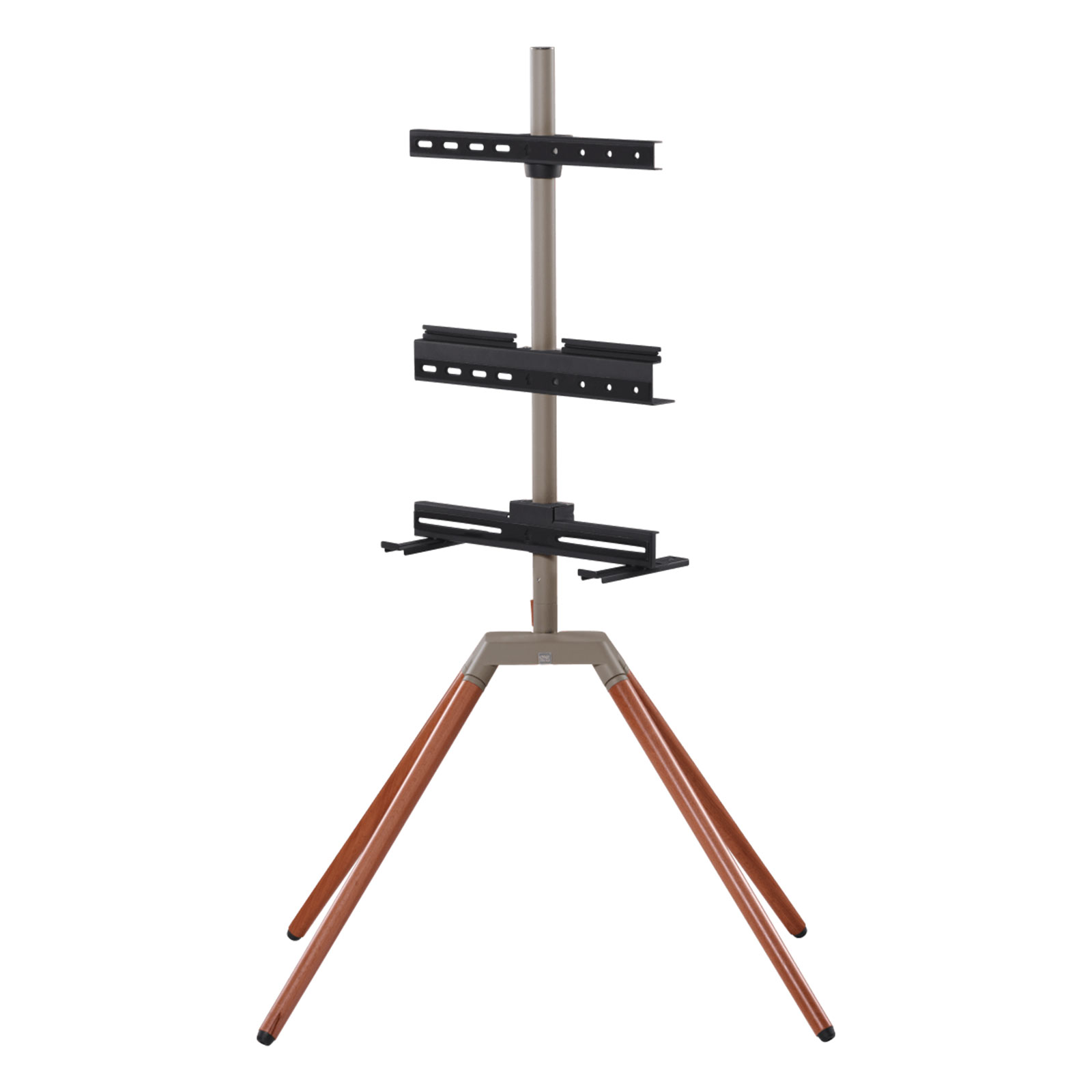 ONE FOR ALL TV-Stativ Quadpod WM7475 Walnut/Gun Metal