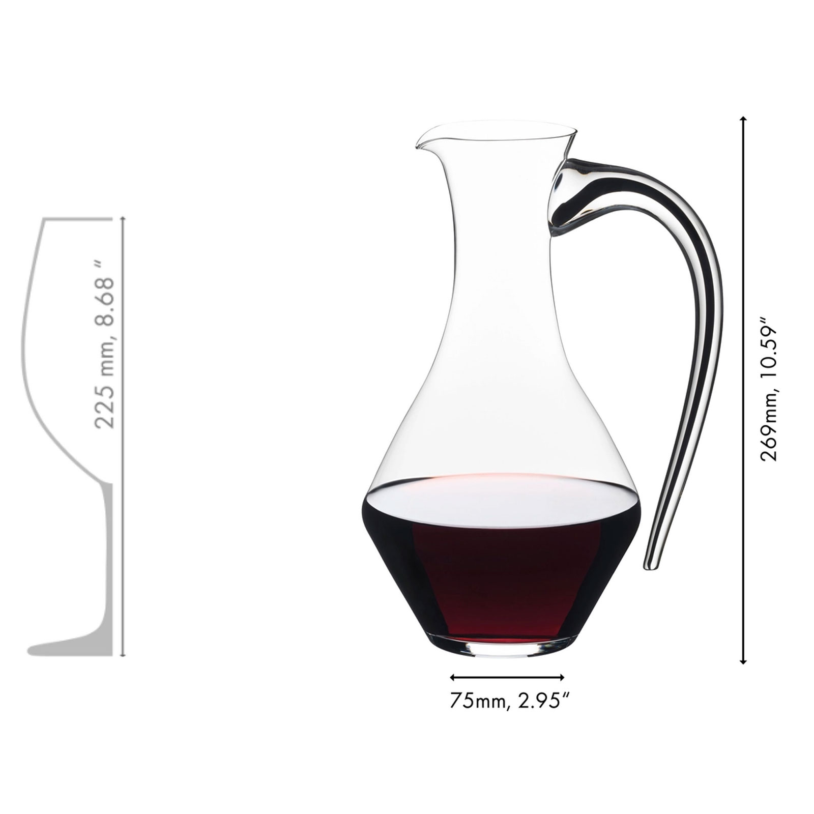 Riedel 4900/26B Fatto A Mano Cabernet Magnum Dekanter 