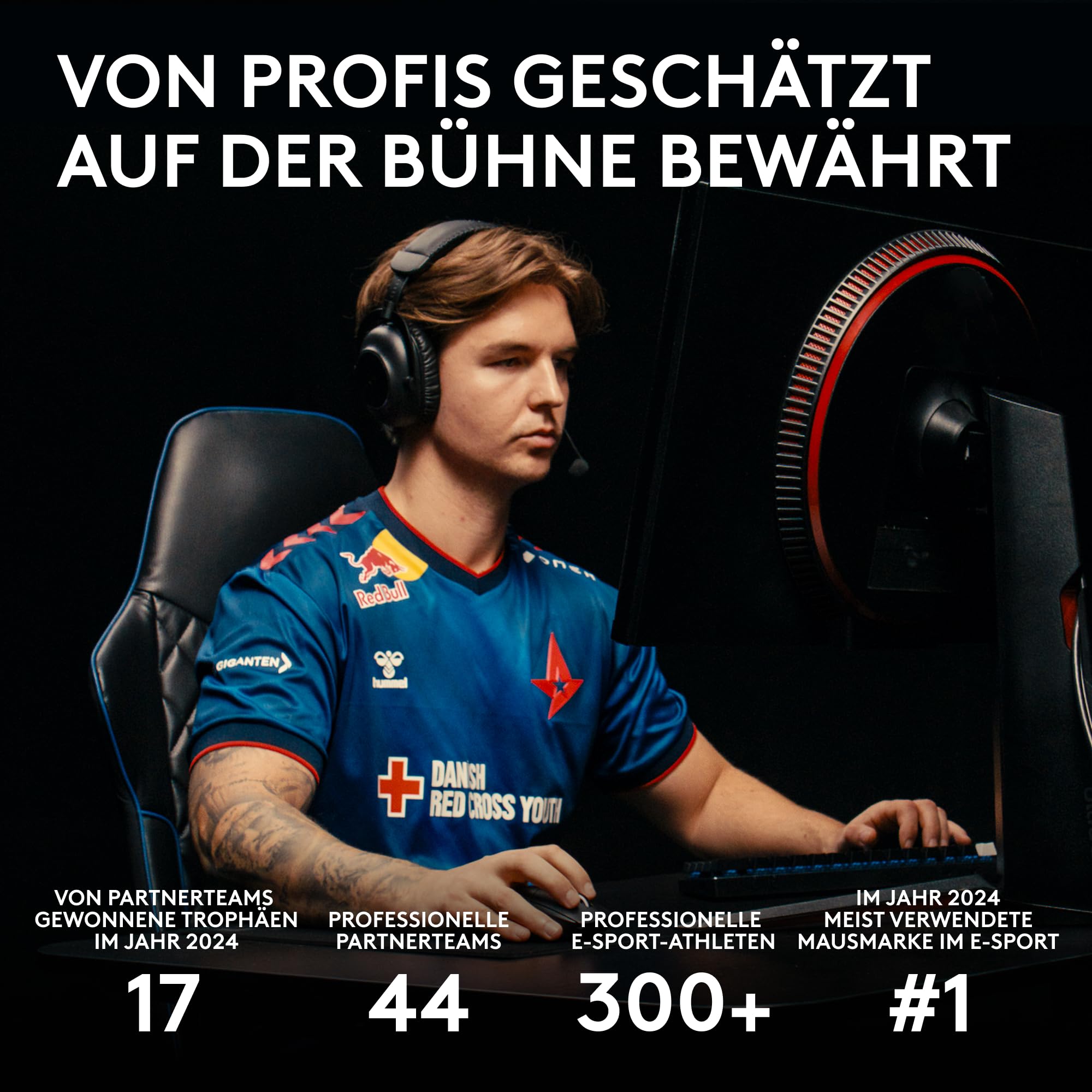 Logitech G PRO X SUPERLIGHT 2 DEX kabellose Gaming-Maus