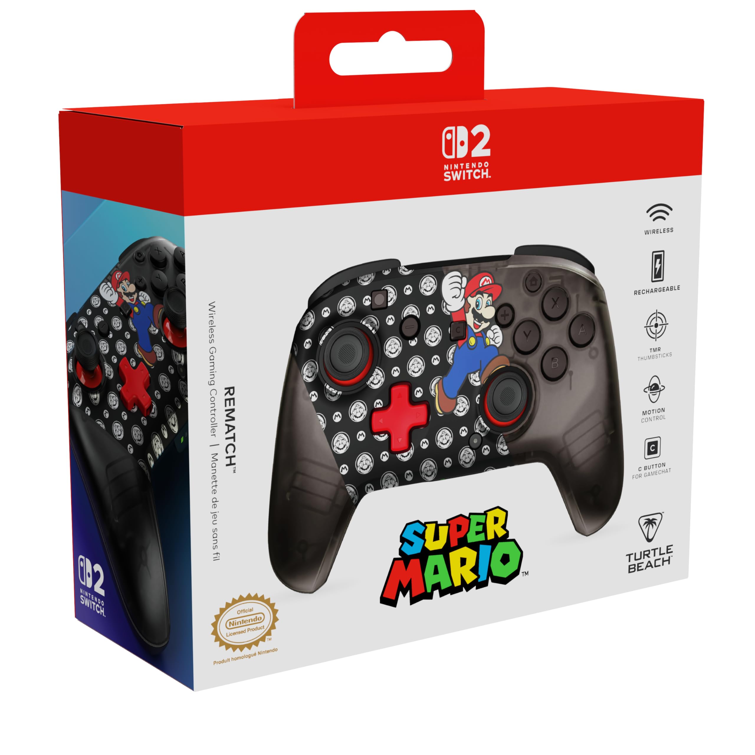 Turtle Beach Rematch Wireless Gaming Controller: Super Mario Jump