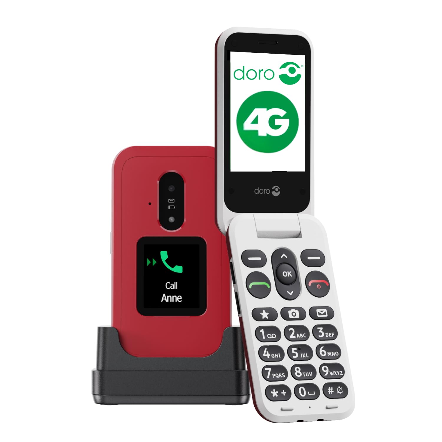 Doro Leva E30 - 4G Klapptelefon für ältere Menschen
