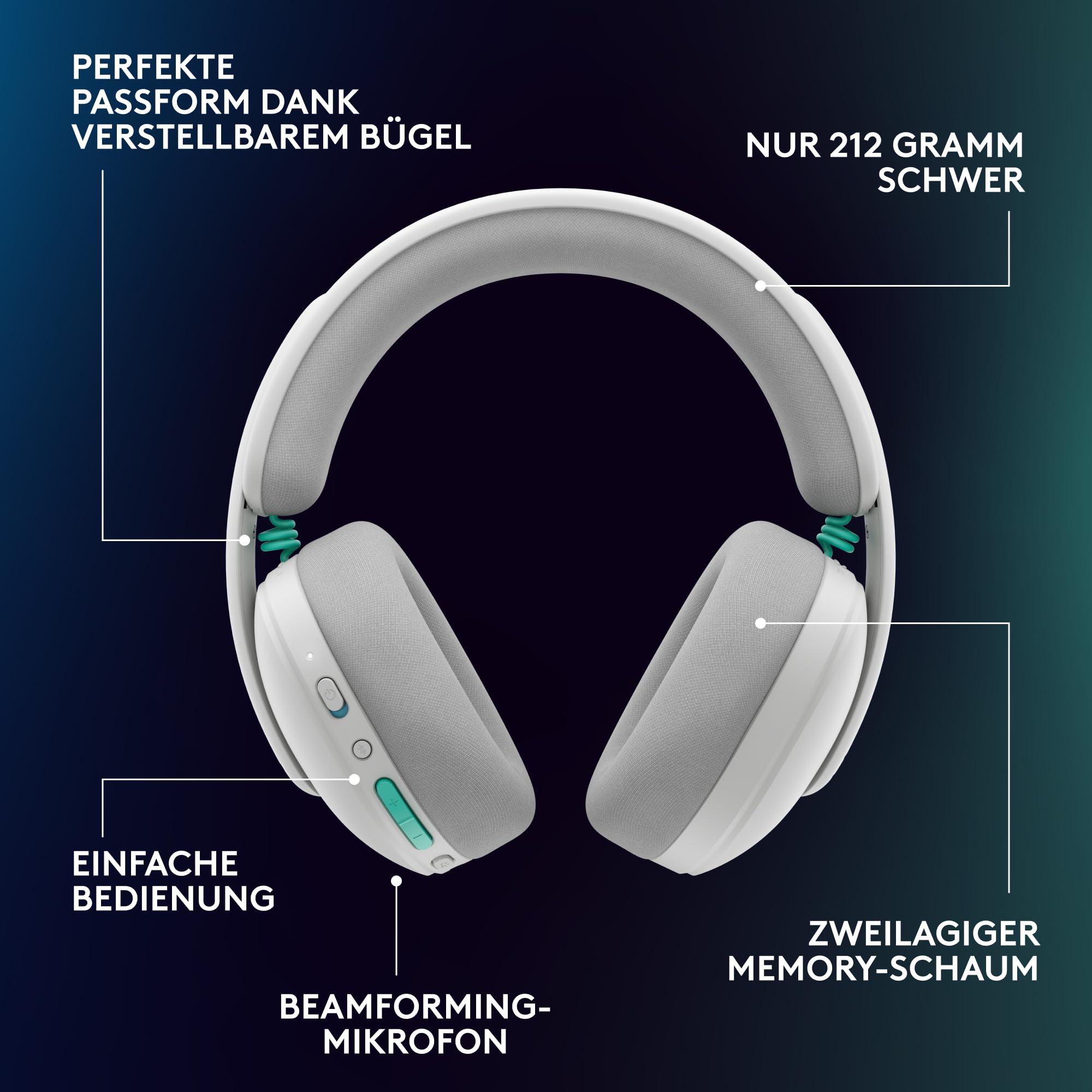 Logitech G325 Kabelloses LIGHTSPEED Gaming-Headset
