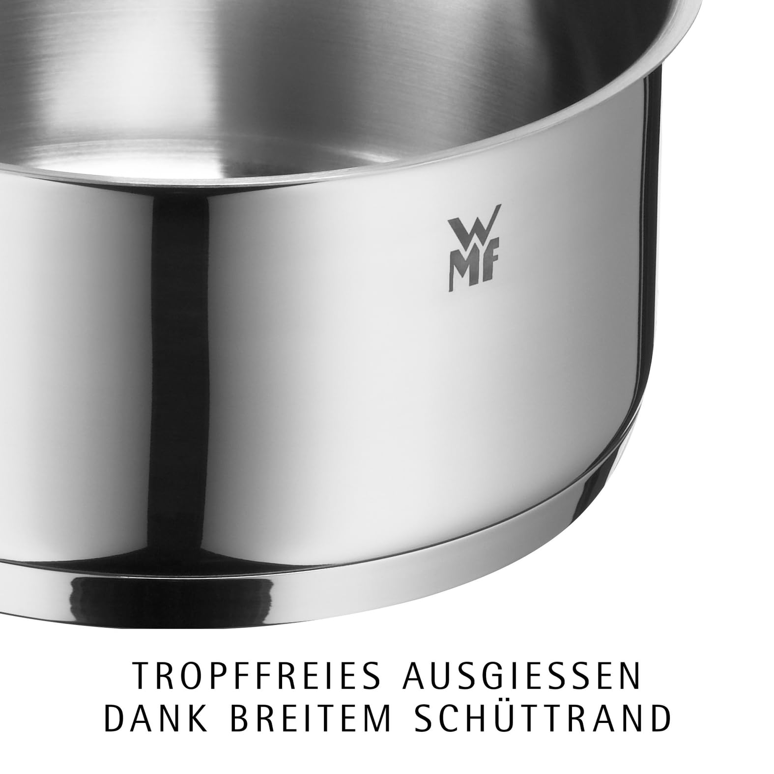 WMF Diadem Plus Topfset Induktion 4-teilig, Kochtopf Set mit Glasdeckel