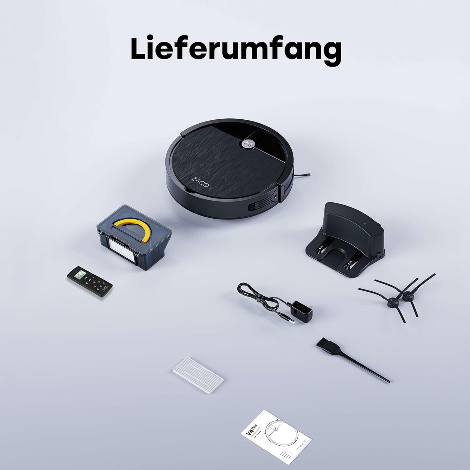 ZACO V4 Max Saugroboter mit Wischfunktion ZACO V4 Max Saugroboter mit Wischfunktion