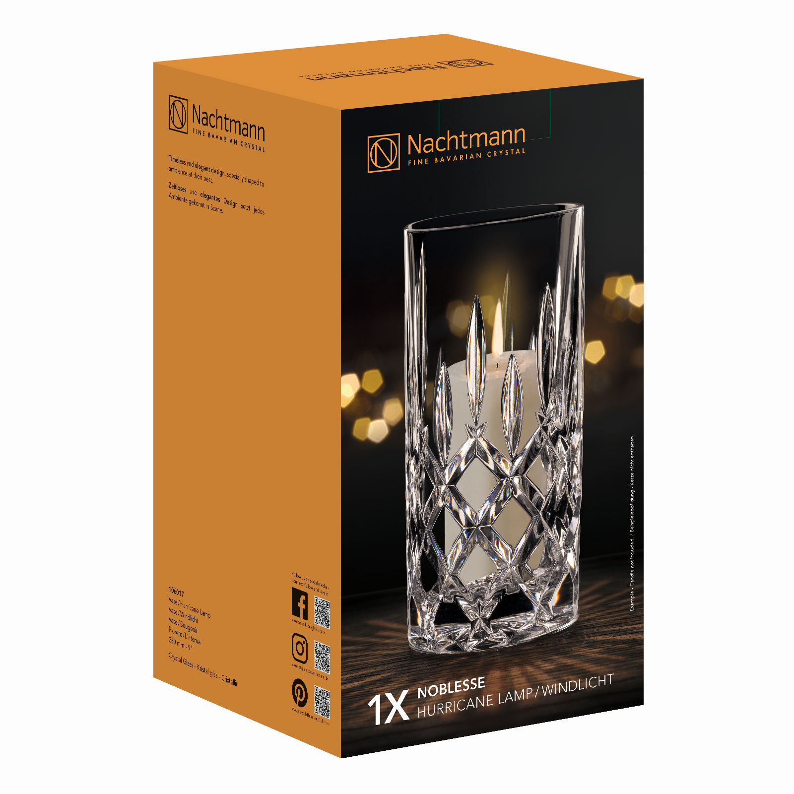 Nachtmann 106017 Vase/Windlicht Noblesse Nachtmann