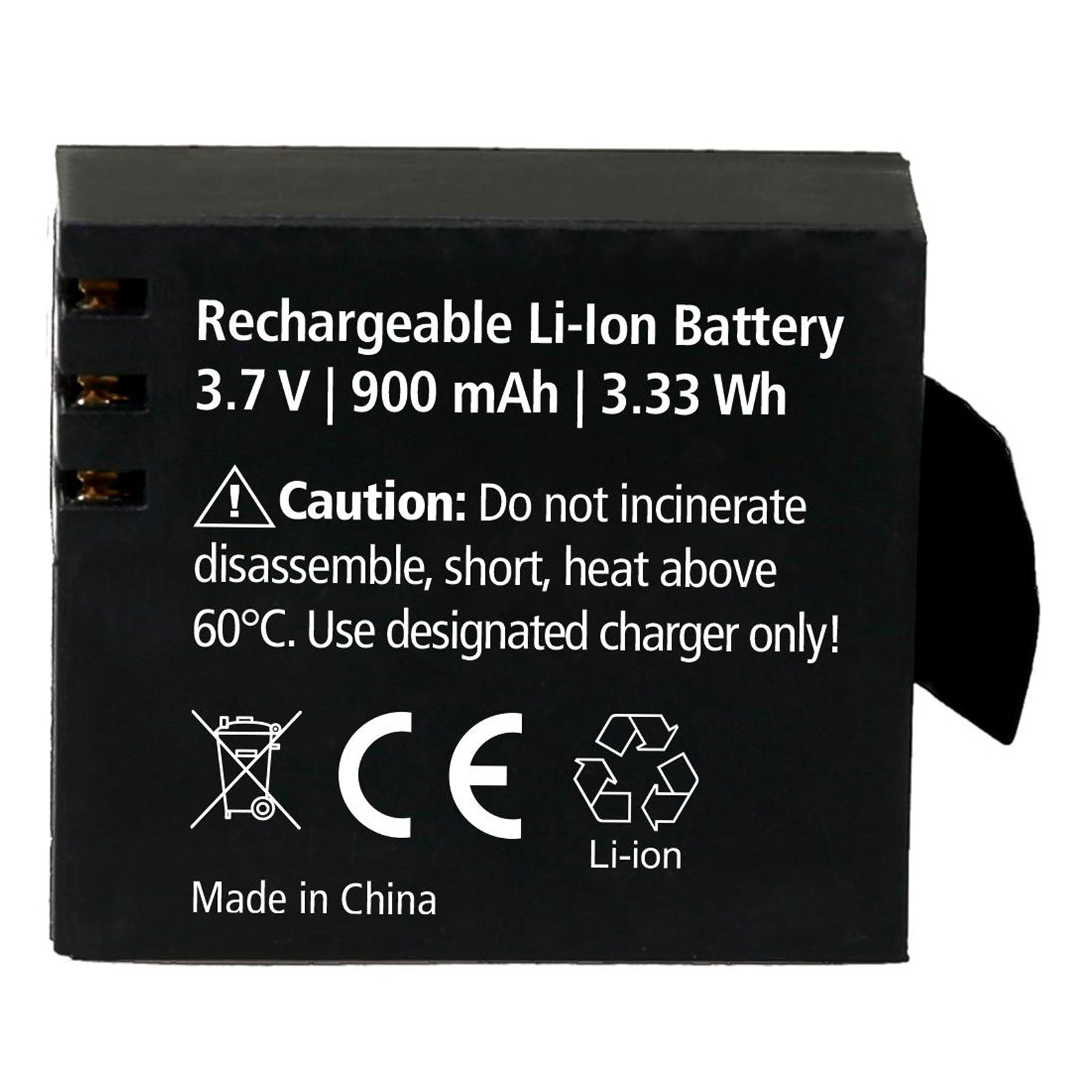 Rollei Actioncam 372 Schwarz + Akku