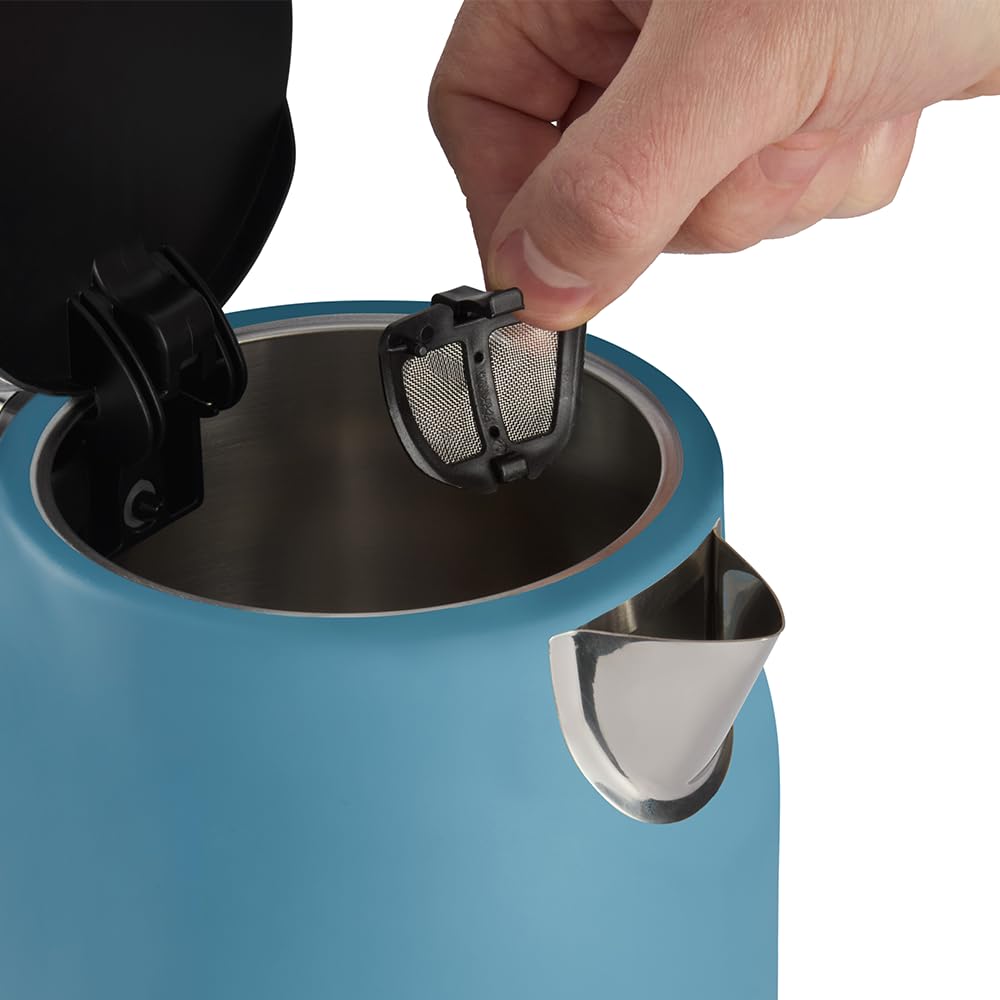 Russell Hobbs Hanley Wasserkocher (1,7 Liter, 2400 Watt, Edelstahl)