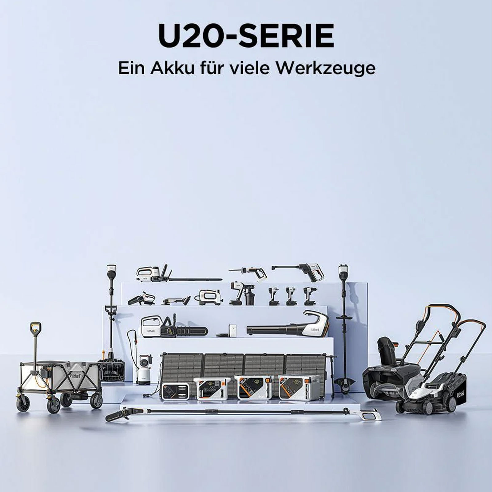 Litheli U20 Kettensaege 2x20V/2.0Ah