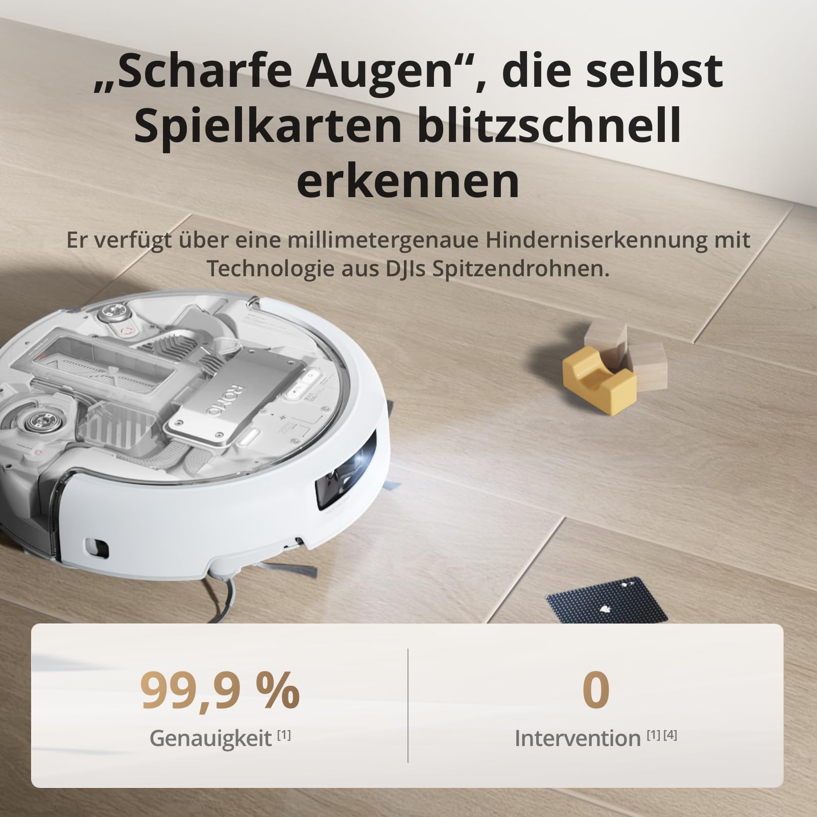 DJI ROMO A Saugroboter mit Wischpads