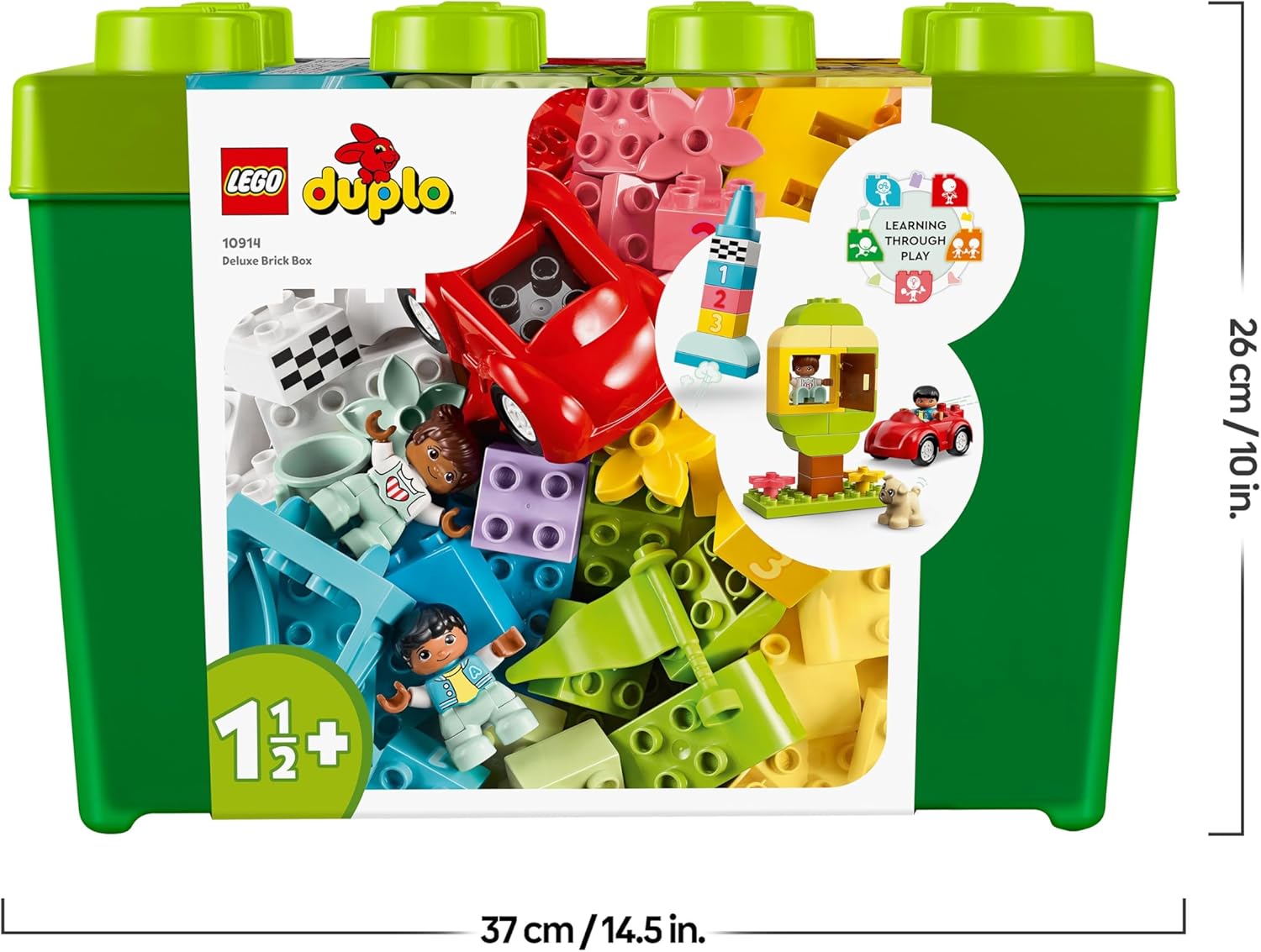 LEGO DUPLO Classic Steinebox - Montessori Spielzeug ab 1 Jahr