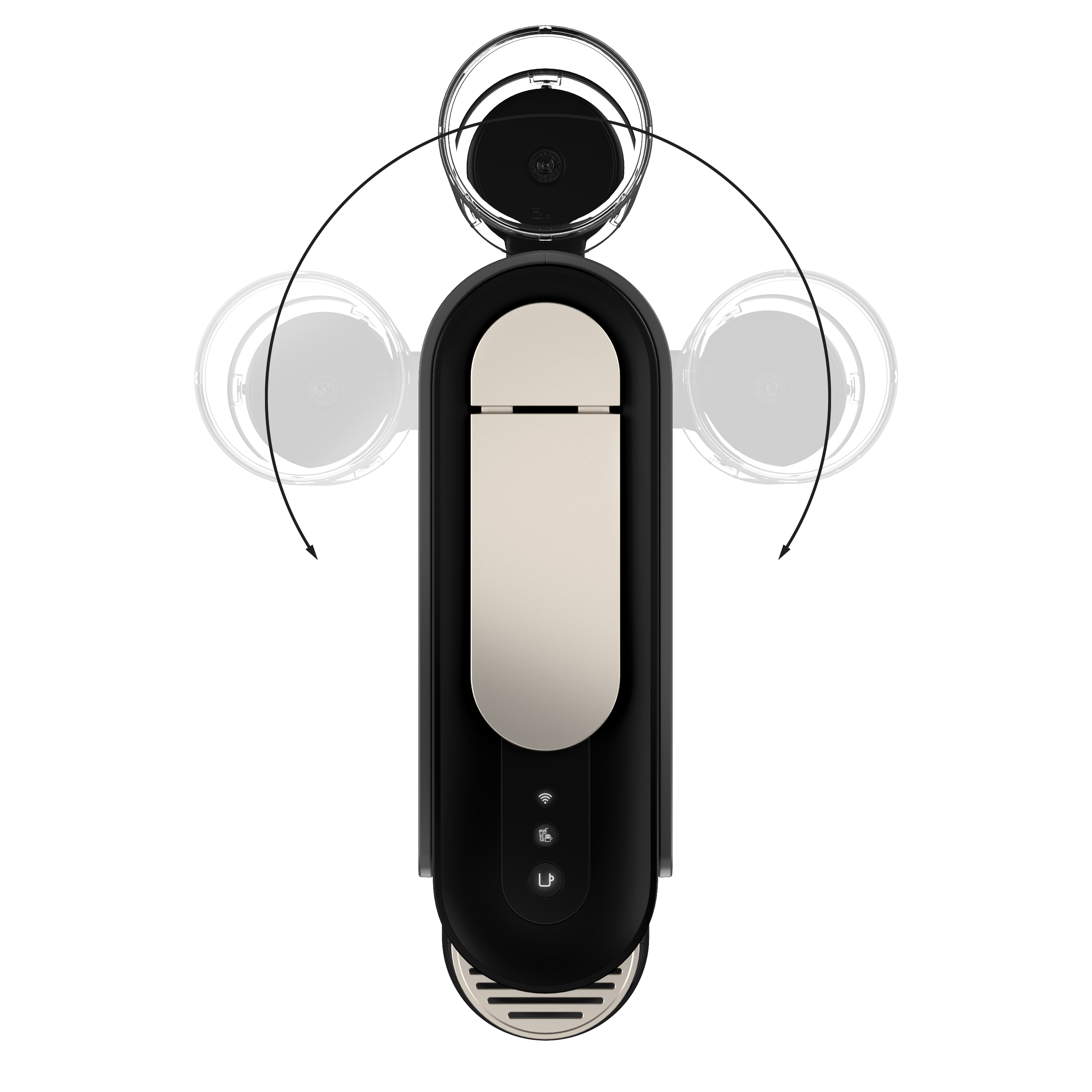 Nespresso Vertuo Up ENV200.GY Kapselkaffeemaschine für 7 Tassengrößen