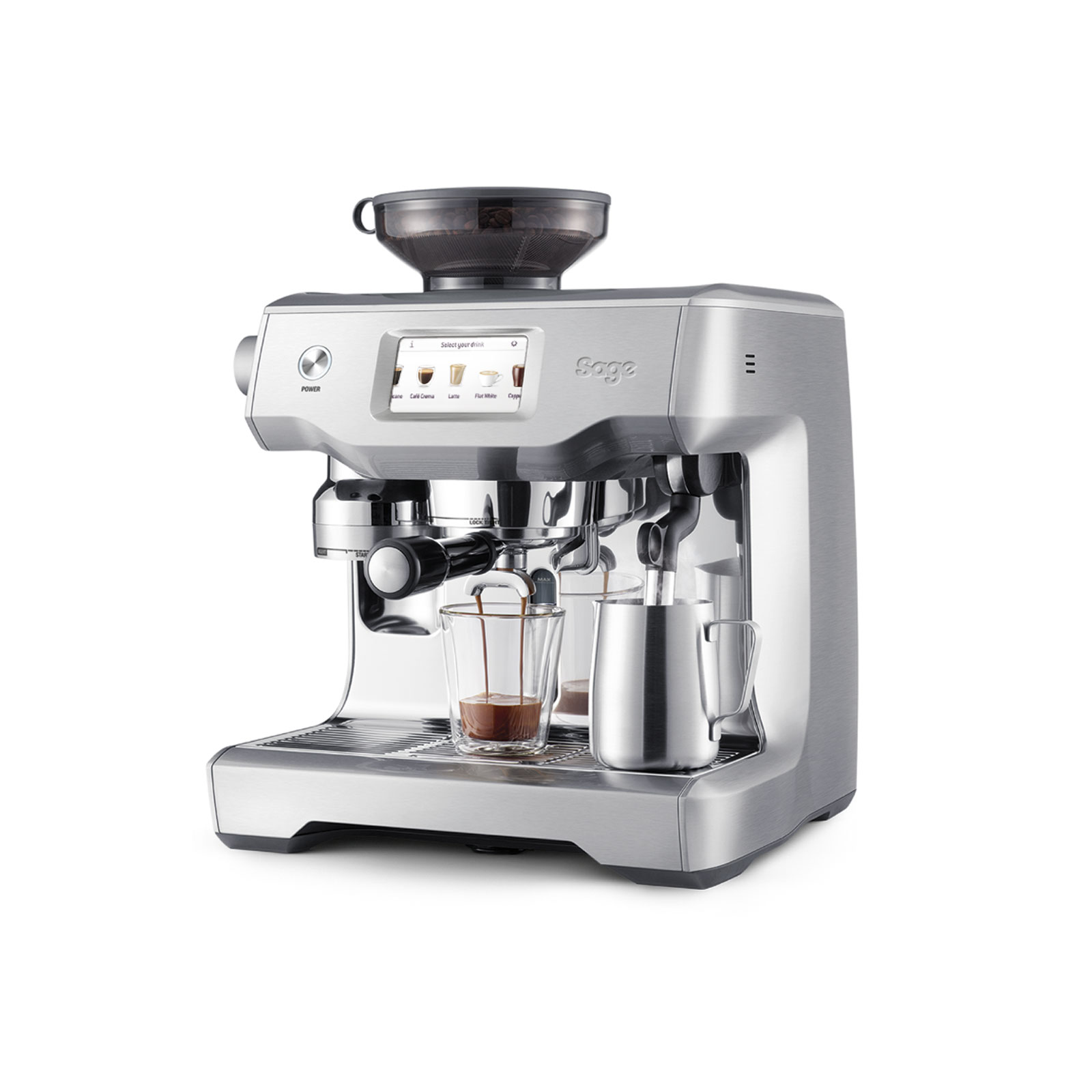 Sage SES990BTR the Oracle Touch Siebträger-Espressomaschine Sage SES990BTR the Oracle Touch Siebträger-Espressomaschine