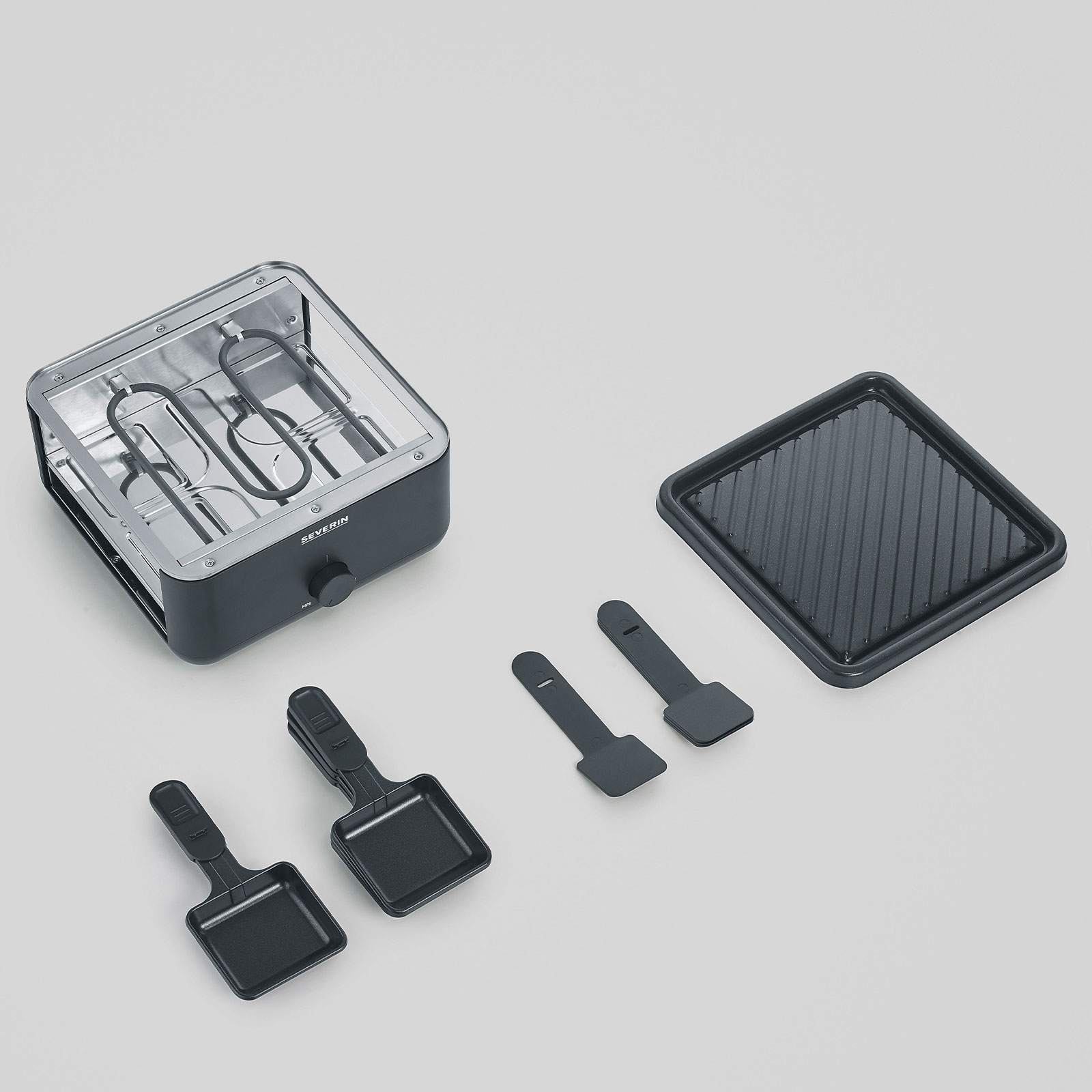 SEVERIN RG 2360 Black Line Lite Mini Raclettegrill SEVERIN RG 2360 Black Line Lite Mini Raclettegrill