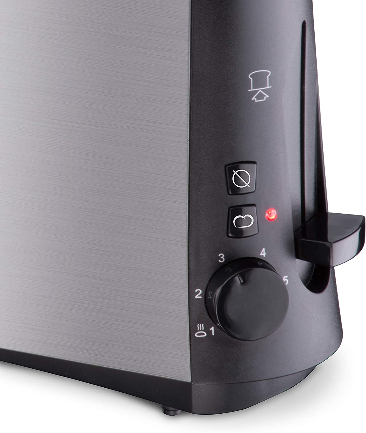 Cloer 3810 Langschlitztoaster schwarz/chrom matt Cloer 3810 Langschlitztoaster schwarz/chrom matt