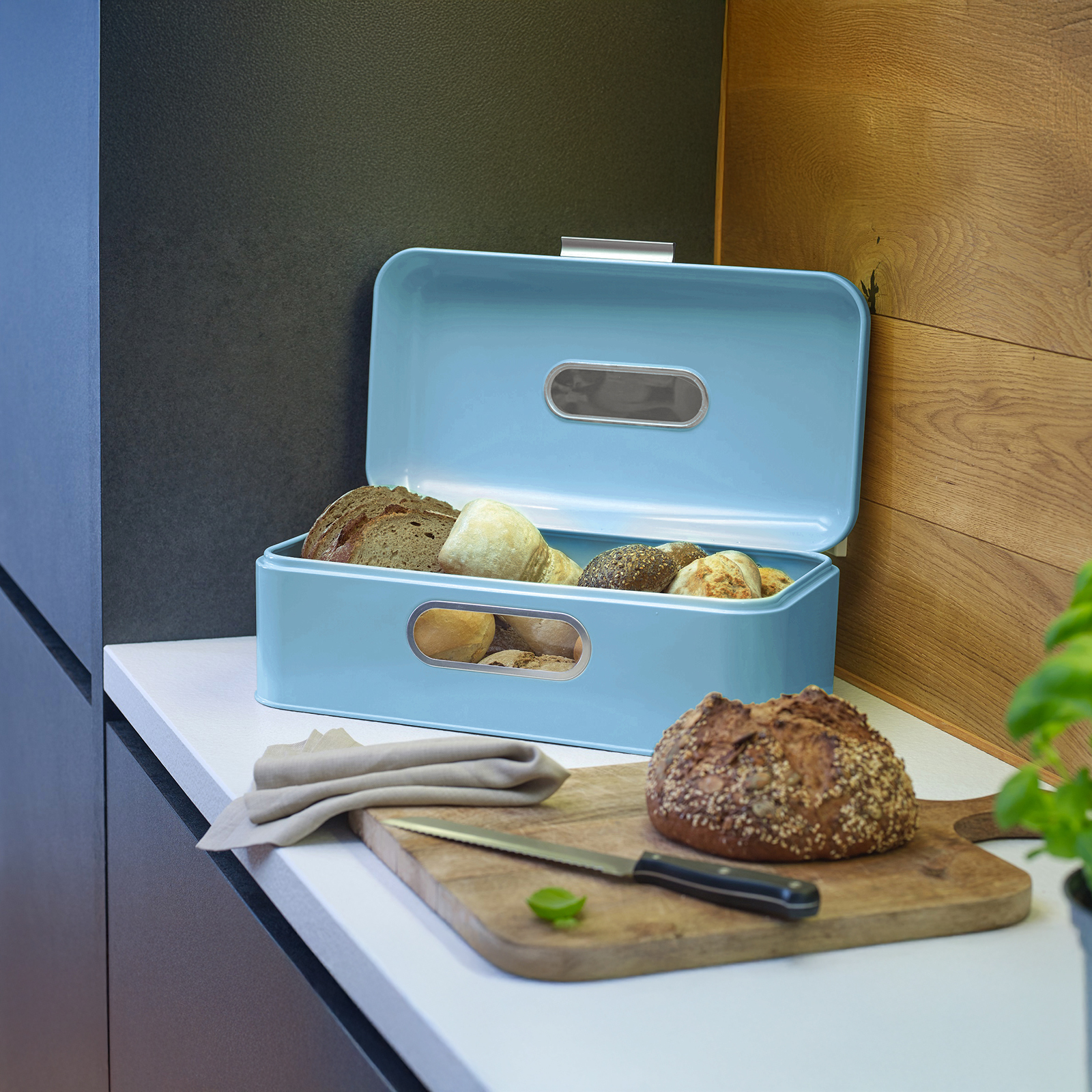 Echtwerk Brotkasten "Retro" aus Metall