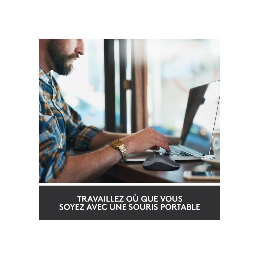 Logitech M185 Kabellose Maus 2,4 GHz PC und Mac Optical Tracking Logitech M185 Kabellose Maus 2,4 GHz PC und Mac Optical Tracking
