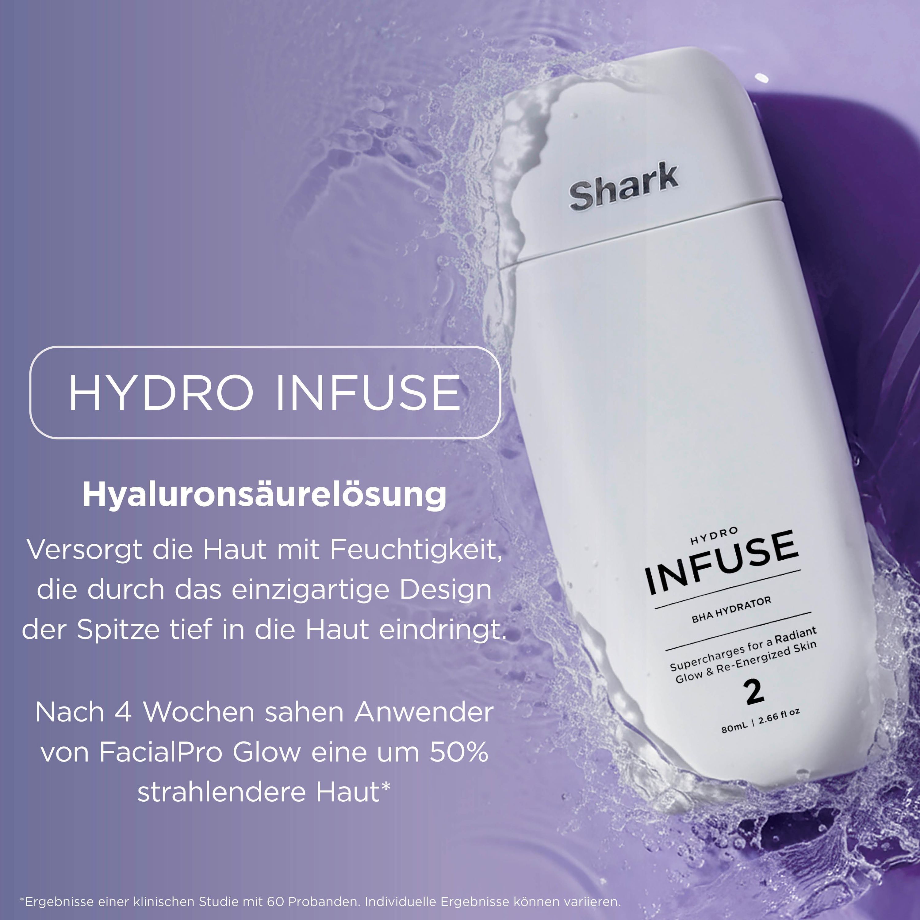 Shark FacialPro Glow Hydro Gesichtspflegesystem für zuhause FH320EU - Blau
