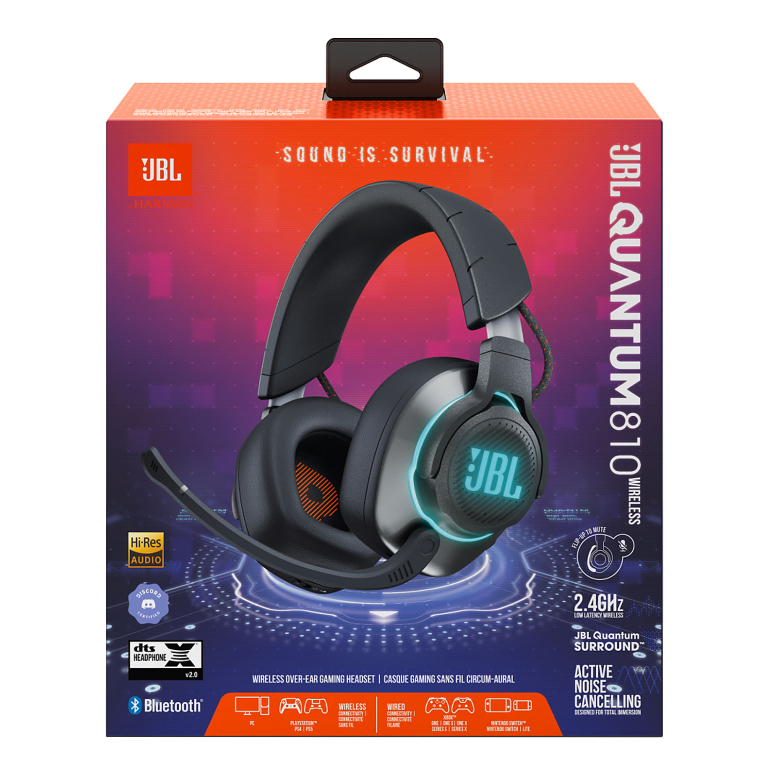 JBLQuantum 810 Wireless Gaming-Headset