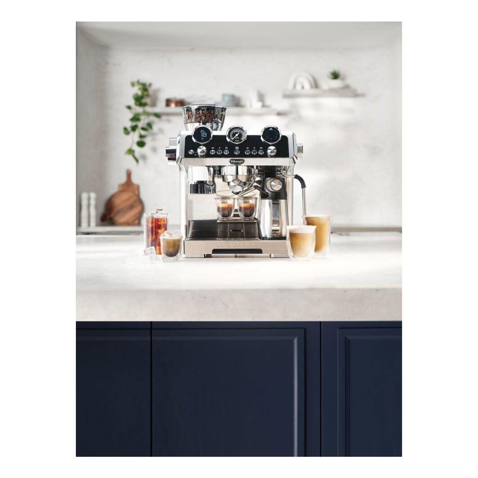 De'Longhi Siebträger-Espressomaschine EC9865.M la Specialista Maestro