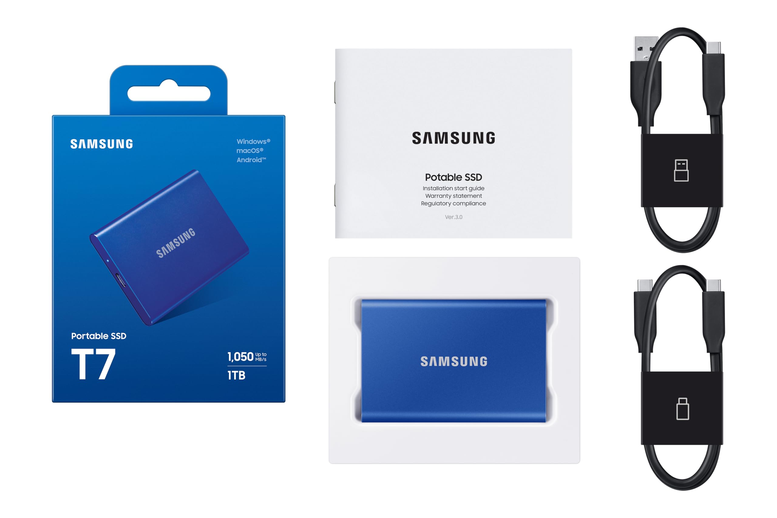 Samsung Portable SSD T7, SSD 1 TB