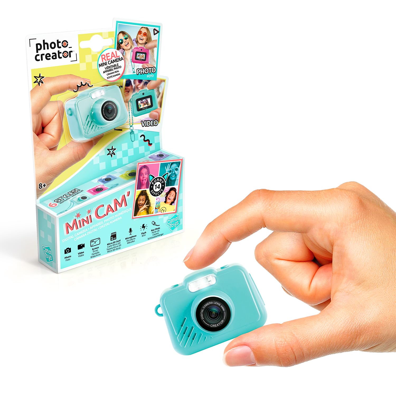 Canal Toys – Photo Creator – Mini-Digitalkamera & Videokamera für Kinder