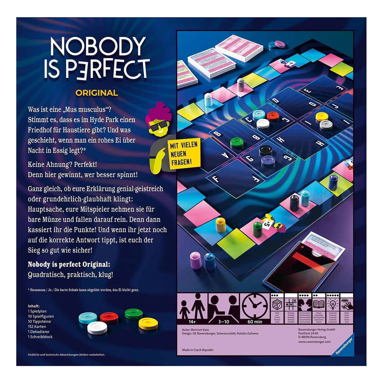 Ravensburger 26845 Nobody is perfect Original Partyspiel