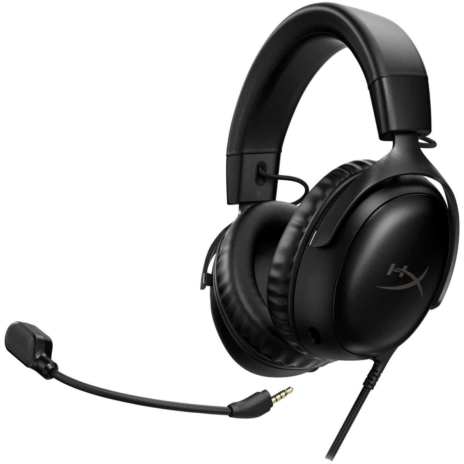 HyperX Cloud III, Schwarz Gaming-Headset (Kompatibel mit PC, PS5, Xbox Series X|S, Xbox One, Switch, Mac und Mobilgeräten)